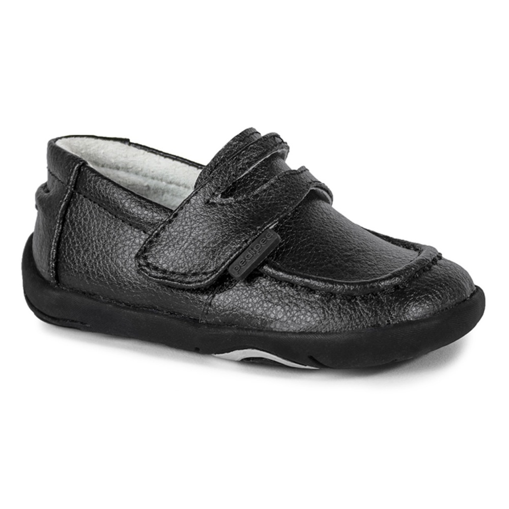 Pediped Charlie black shoe Grip 'n' Go™ style. NWT